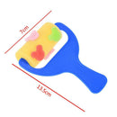 4pcs Sponge Roller Brush Kids Painting Graffiti Brush Early Learning Tool