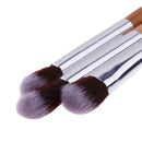 7pcs Bamboo Handle Eyes Makeup Brush Set Eye Shadow Eyeliner Makeup Tools