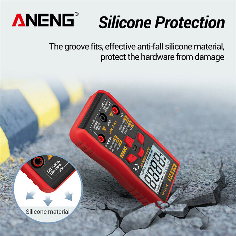 M118A Digital Multimeter True RMS AC/DC Voltage Current Meter NCV Tester