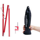 Folding Lamp Pole Hiking Camping Ultralight Tent Fixing Stand Light HolderB Kw