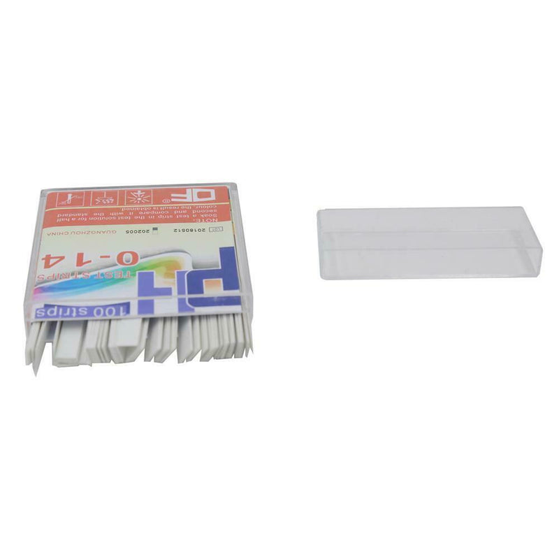 100pcs 0-14 pH Test Strips Alkaline Acid Indicator Paper Litmus Tester A