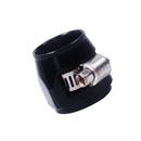 AN-12 Aluminium Alloy HOSE END FINISHER Fuel Water Oil Pipe CLIP Clamp Black