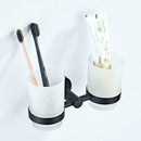 Multifunctional Bathroom Tooth Toothbrush Holder Cups Brush With Stand
