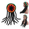 Rasta Hat Reggae Cap Jamaican Beanie Dreadlock Wig Bob Marley Weed Fancy Costume