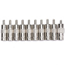 10x BNC Female to RCA Male Coax Cable Video Adapter TV Connector CCTV SecuritME