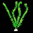 4pcs/Stem Green Artificial Plastic Grass Water Plant Fish Tank Aquarium D pols