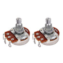2PCS Copper B500K Electric Guitar Potentiometers Audio Volume Tone Pots