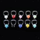 10 Count Swimming Nose Clip Plugs Swimmer Gear Equipment Assorted Color