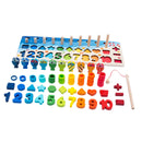 Wooden Shape Sorter Stacker Montessori Wooden Stacking & Sorting Game Toys