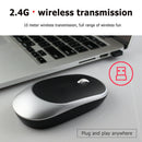 E100 2.4G Wireless Mouse 1600DPI Rechargeable Laptop Notebook Office Mute Mice