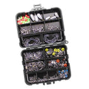 160 Pieces Fishing Accessories Kits Jig Hooks Fishing Set with Tackle Box