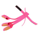 Archery Protector Glove 3 Fingers Pull Bow Arrow Shooting Gloves Rose Red