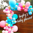 5m Transparent PVC Rubber Balloon Chain For Arch Wedding Party Helium Decor BX
