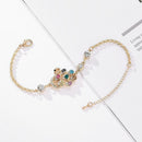 Crystal Swan Bracelet Fashion Adjustable Chain Bracelets Women Jewelry Gift