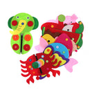 Hand Zipper Teaching Diy Weave cloth Early Education Toys Montessori Teaching OZ