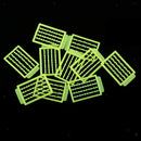 10pcs Boilie Stoppers Carp Fishing Pellets Bands Bait Elastic Bands Yellow