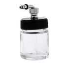 Professional Clear Dual-Action Side-Pot Airbrush Glass Bottle Paint Cup 22CC