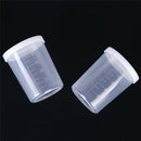 Plastic graduated laboratory bottle test measuring 100ml container with cap_ Hn