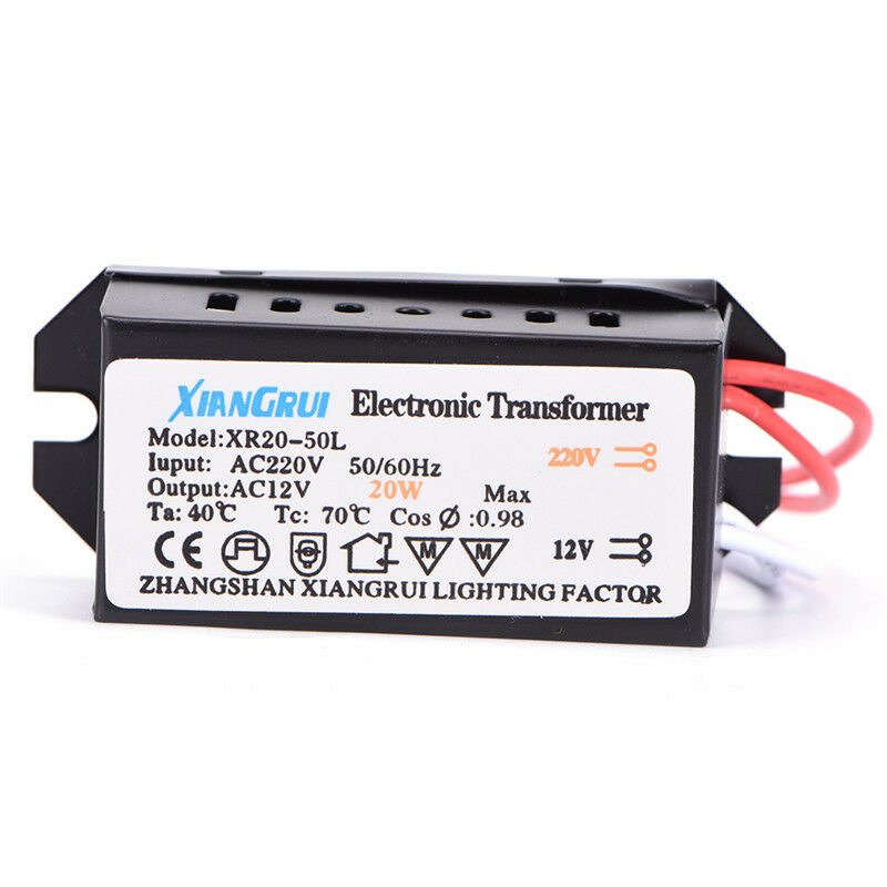 20W AC 220V to 12V  LED Power Supply Driver Electronic Transformer gN
