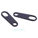 Motorcycle Turn Signal Indicator Light Lamp Holder Shock Brackets (Black)