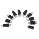 Black OTG USB Mini Micro Male to Female Connector, USB Adapter Support Data Sync
