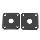 2 Pcs 35MMx35MM Metal Square Guitar Jack Plates JackPlate Cover for LP Elec V8J6