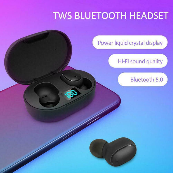 E6S TWS Wireless Bluetooth Headphones Earphones Mini In-Ear Buds