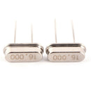 10Pcs HC-49S 16M HZ 16.000MHz 16MHZ Inline Feet Passive Crystal Oscillator  Z