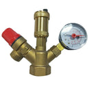 Brass Boiler Valve 1 Inch DN25 Exhaust Safety Pressure Relief Valve and Pre