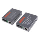 10/100M Singlemode 25KM Simplex SC Fiber Optic to RJ45 Ethernet Converter US