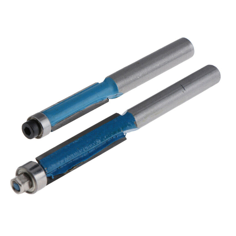2PCS  Flush Trim Router Bit is Characterized by Higher Hardness and Longer Life