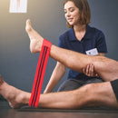 Red+Blue+Black Hip Band Yoga Booty Leg Loop Squat-Resistance Band w/Carrying Bag