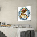 Full Drill Diamond Painting Xmas Animal Embroidery Rhinestone Art (JH032)