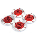 4PCS Aluminum Alloy Brake Disc Wheel Rim Box Metal Hex Adapter 12MM for RC