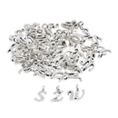 52Pcs DIY Letters Charm Pendant Jewelry Finding for Bracelet Necklace Making,