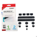 Switch Tempered Glass Screen Film Cover Anti Dust Plugs Set for Console