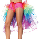 Rainbow Neon Rave Dance Ballet Tutu Ruffle Tiered Fancy Skirt Clubwear Xmas ES
