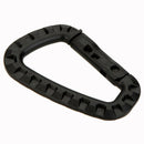 5X(D Shape 200LB Carabiner clasp buckle Closing clasp Hangers Plastic ClimbG1X8)