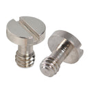 2Pcs 1/4" quick release camera plate screws fit for tripod quick release plate