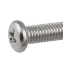 M3 x 10mm 304 Stainless Steel Phillips Pan Head Screws Bolt 60pcs