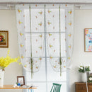 Fruit Rural Watermelon Embroidery Series Rome Bedroom Balcony Curtain