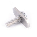 4 Sets Durable Stainless Steel Screws & Nuts Hardware for Kayak Track/ Rail LJ