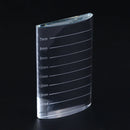 1pc U Type Crystal Curved Tile Eyelash Extension Stand Glass Glue Pallet M&O
