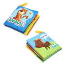 Soft Cloth Book Baby Kids Early Educational Cartoon Book Toys (Animal)