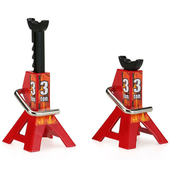 2Pcs 1/10 RC Cars Metal Jack Stands Repairing Tool 2Pcs/Set RC Crawler Clim D9S8