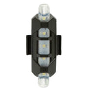 USB Rechargeable LED Bicycle Taillight Waterproof Bike Warning Lamp (White)