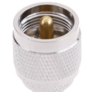 1x UHF Male PL259 PL-259 plug to BNC Female jack RF coaxial adapter connector'OZ