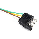2ft Trailer Light Wiring Harness Extension 4-Pin Plug 18ALJ Flat WireConnectorLJ