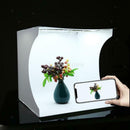 Studio Light Tent LED Photography 31x31cm Photo Box Portable Backdrop Mini Cube