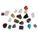 20pcs Natural Crystal Gemstones Collection Stones with Box for Friends Gift
